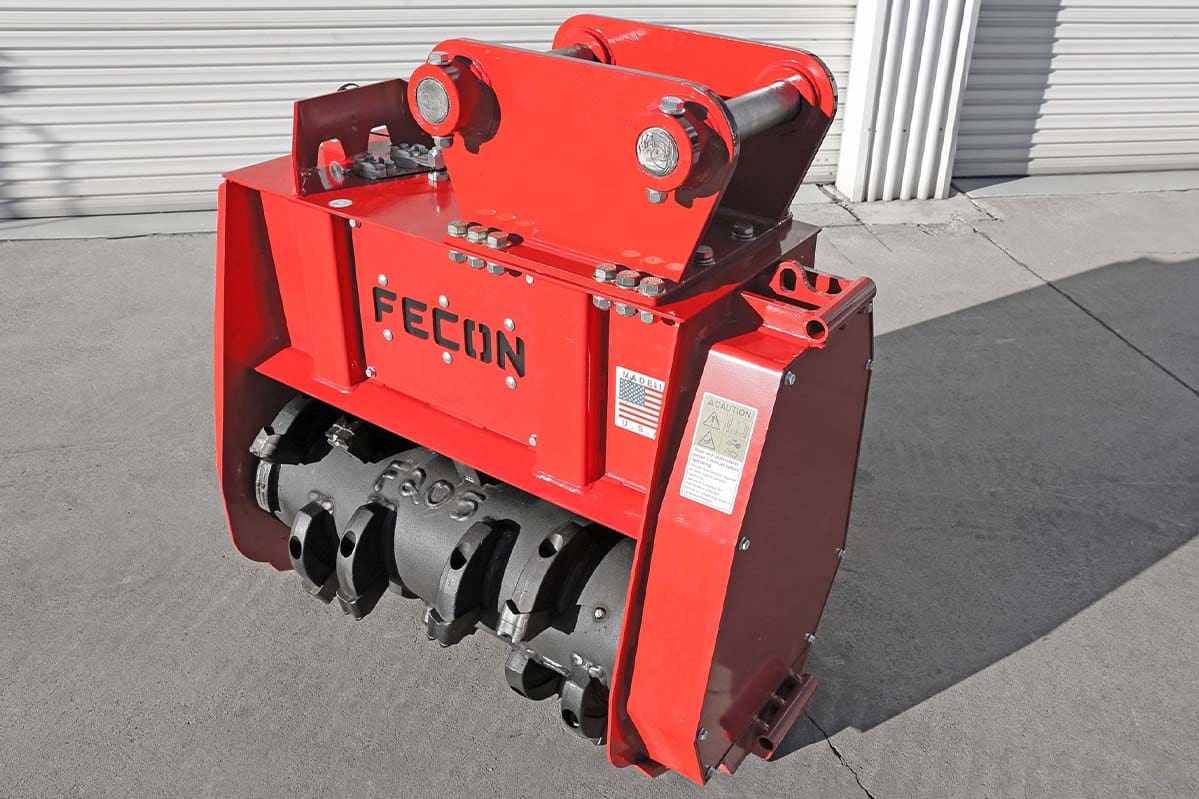 Fecon Excavator Mulching Head - 8-15 Ton 