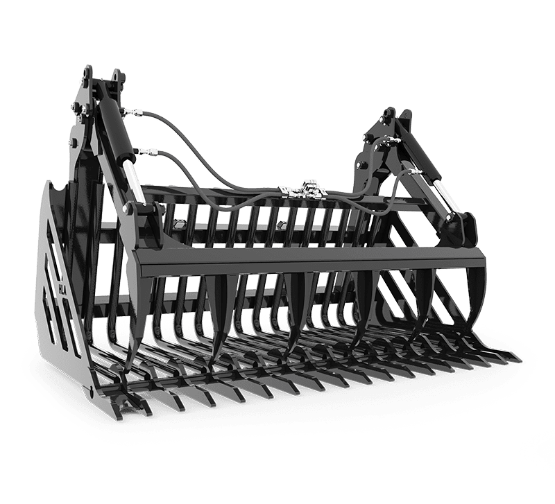 HLA Heavy Duty Stone Fork & Regular Utility Grapple 