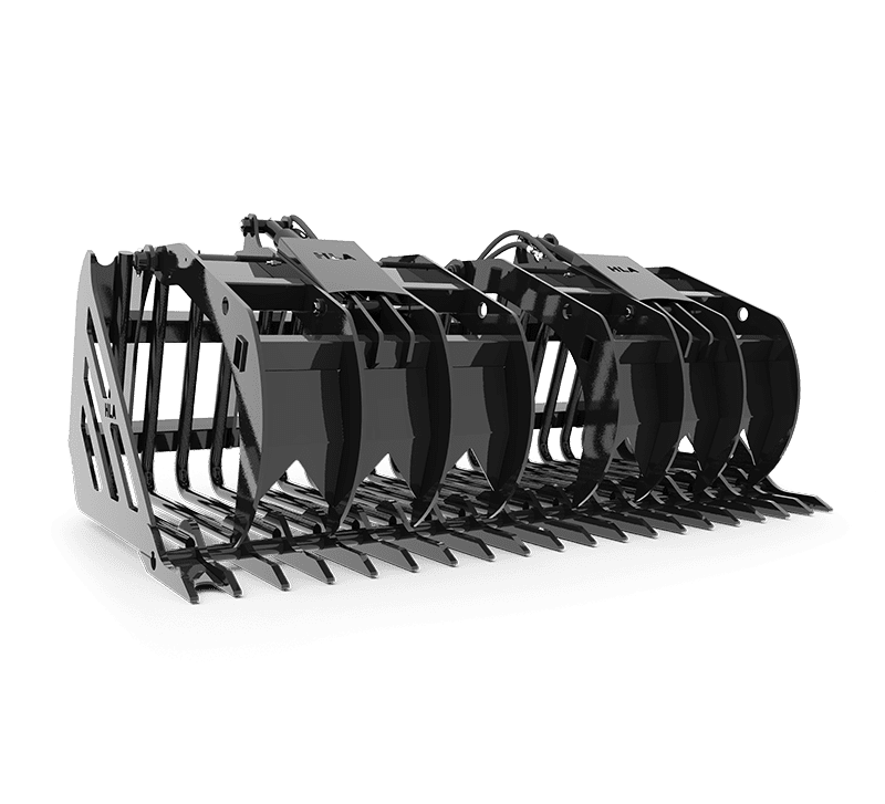 HLA Brochure Stone Fork (Retainer Style Tine) with Split Grapple - HEAVY DUTY 