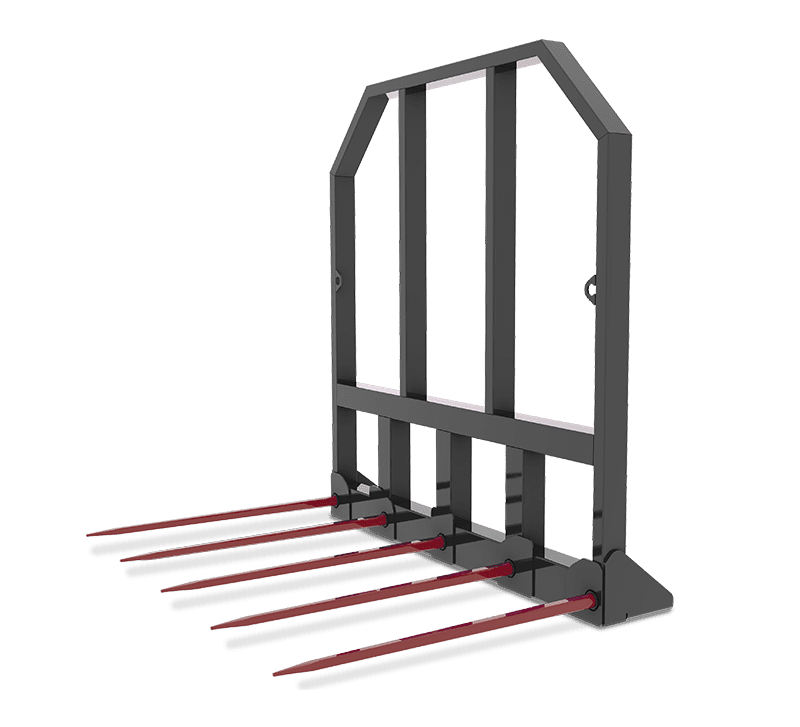 HLA Five Prong Bale Spear w/ Rigid Frame 